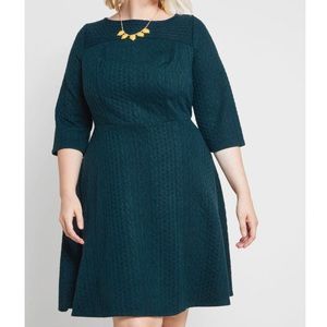 ModCloth Braid my Entire Day Dress Size 4X